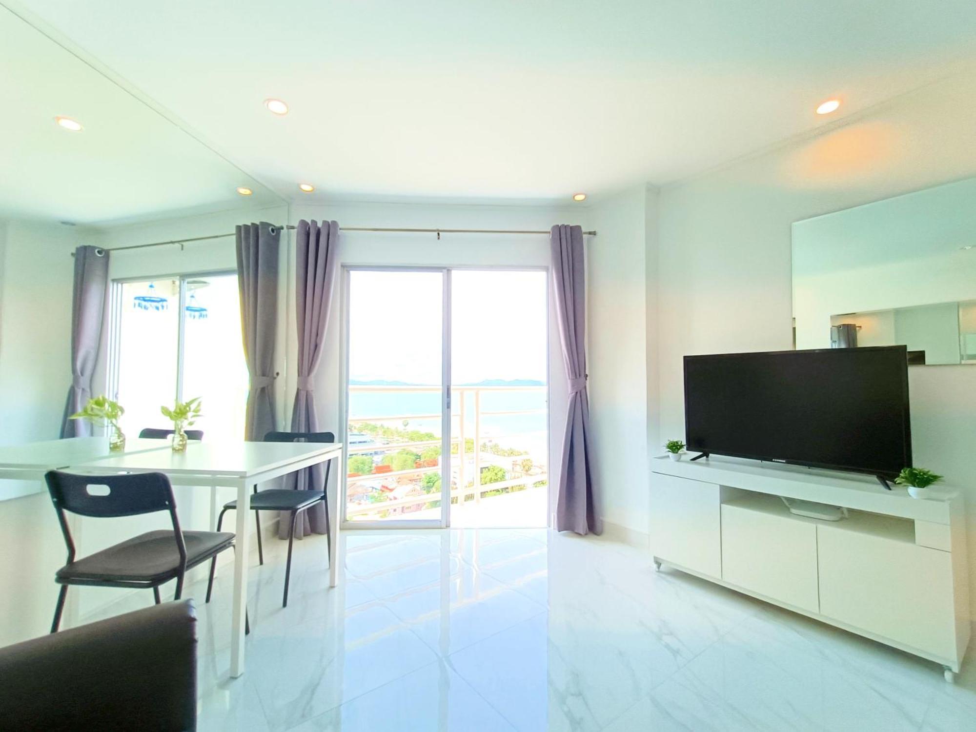 Sea View Beachfront Condos Pattaya Jomtien Exterior foto