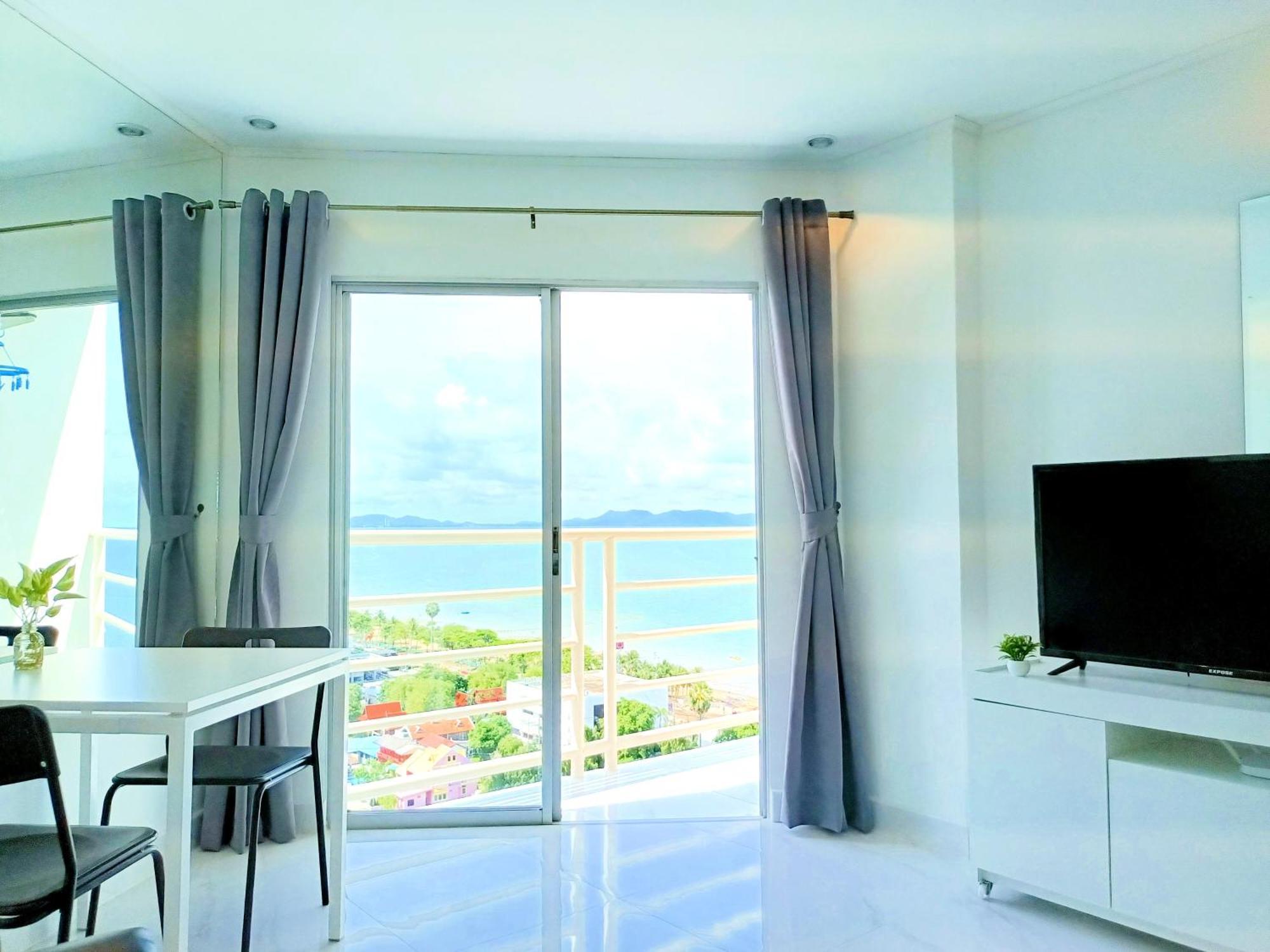Sea View Beachfront Condos Pattaya Jomtien Exterior foto