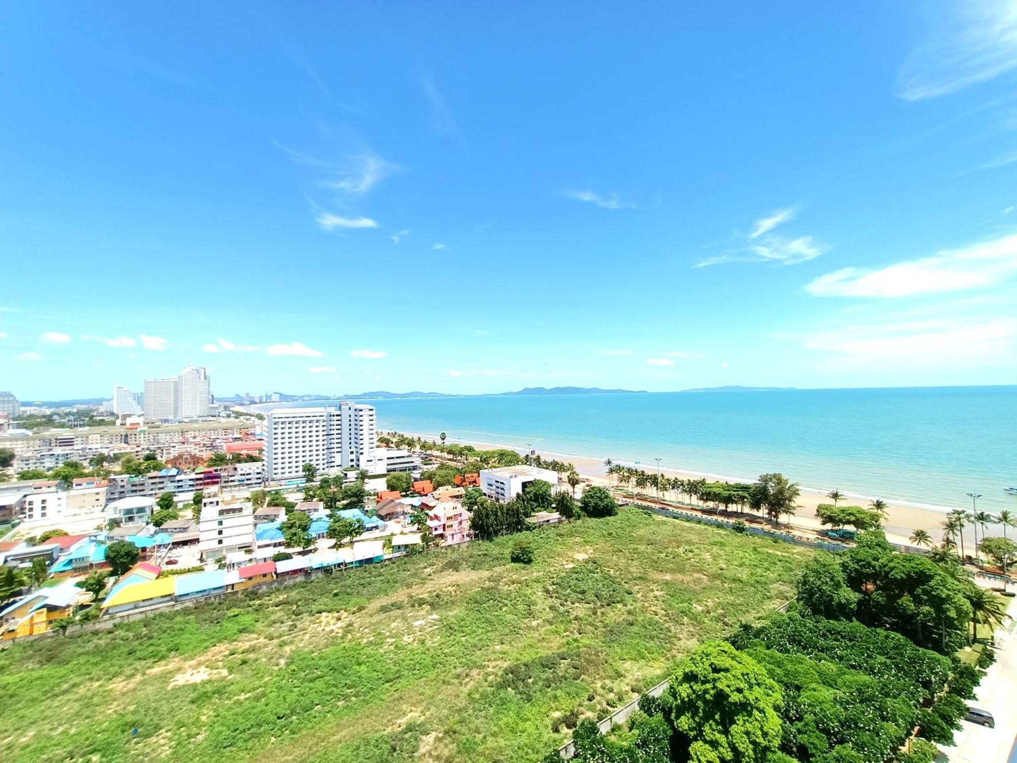 Sea View Beachfront Condos Pattaya Jomtien Exterior foto